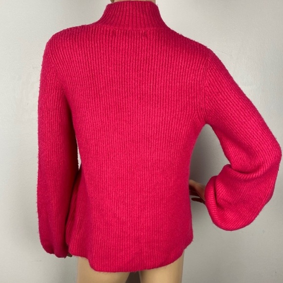 NEW RACHEL RACHEL ROY PINK MOCK NECK SWEATER - Picture 6 of 7